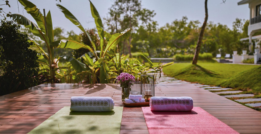 Estate de Frangipani - Yoga area